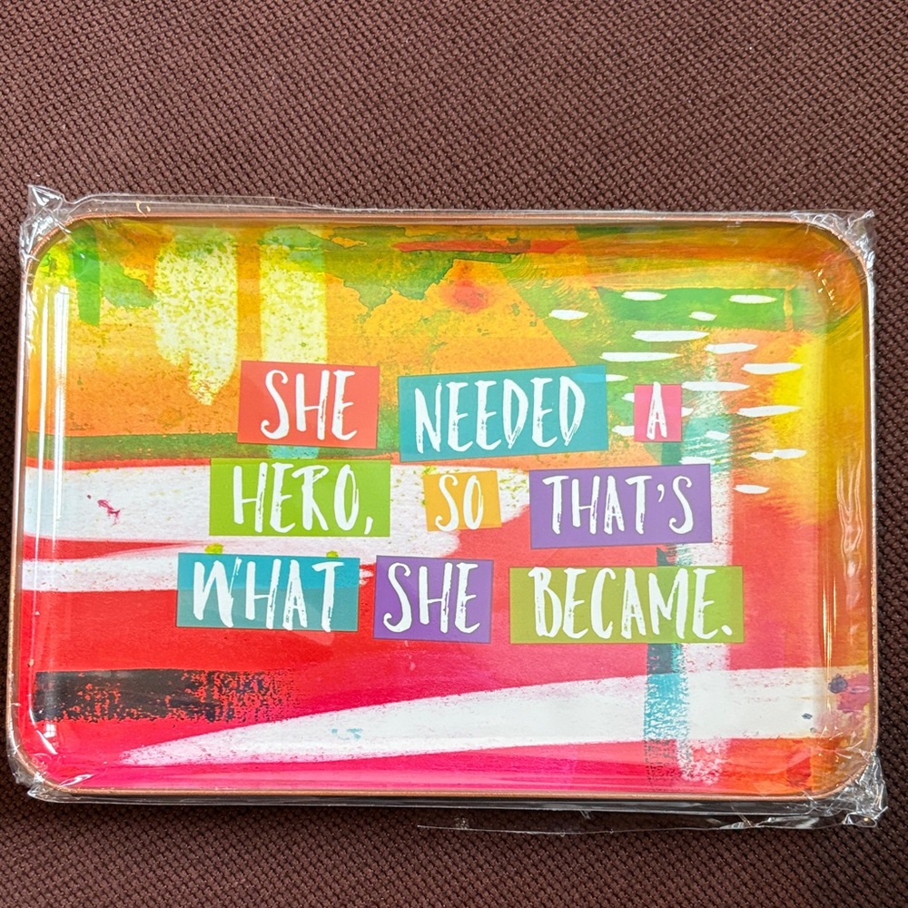 Colorful Inspirational Desk Tray- 2 for 13